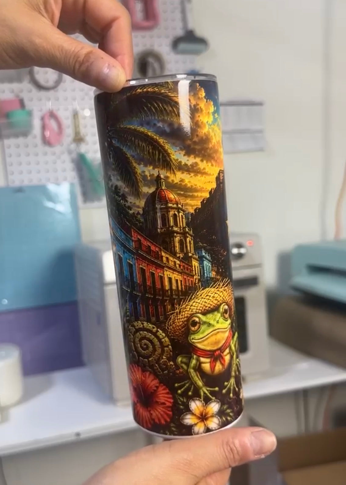 ERDUM | Puerto Rico Personalized Skinny Tumbler 20 oz