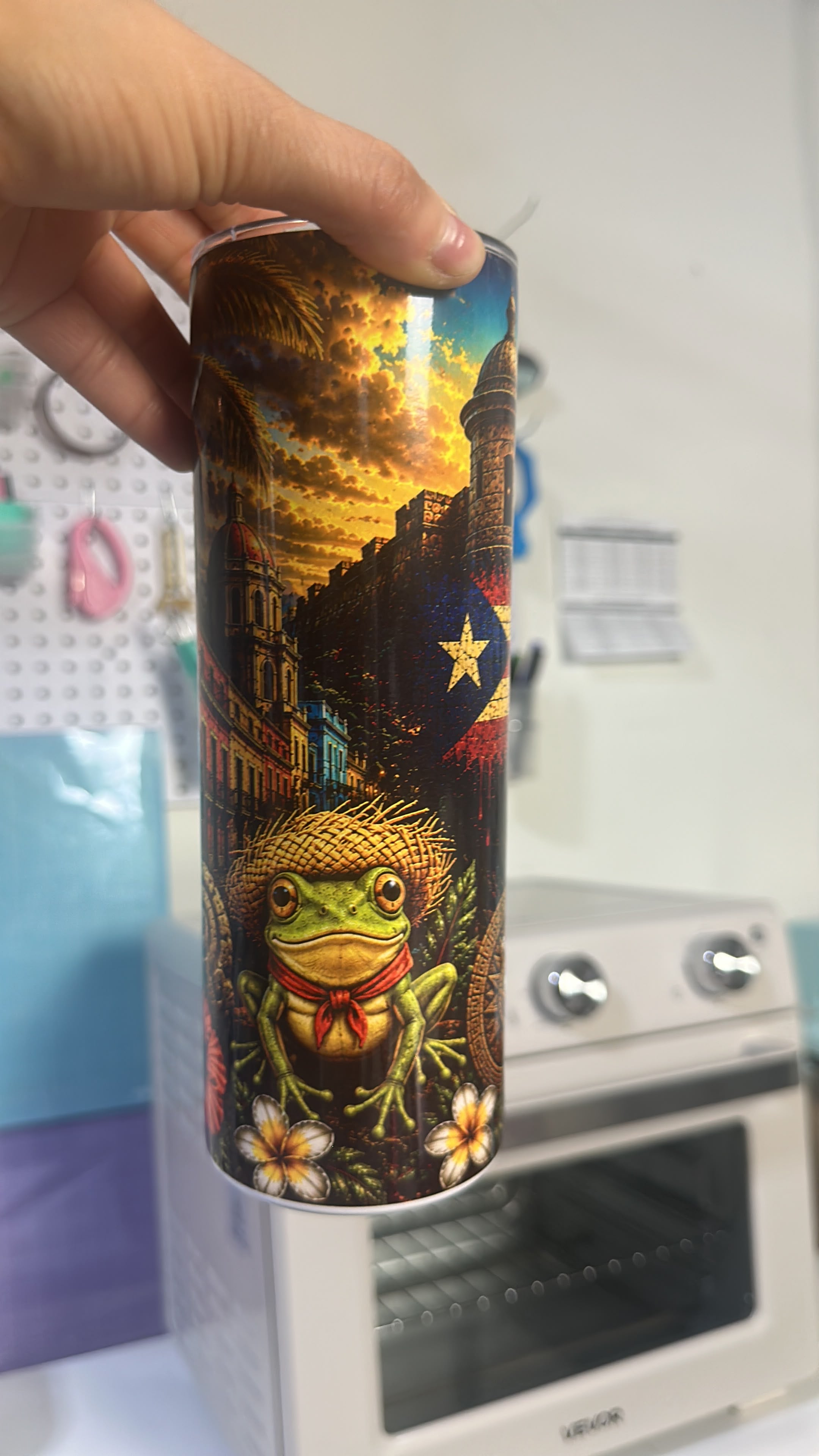 ERDUM | Puerto Rico Personalized Skinny Tumbler 20 oz