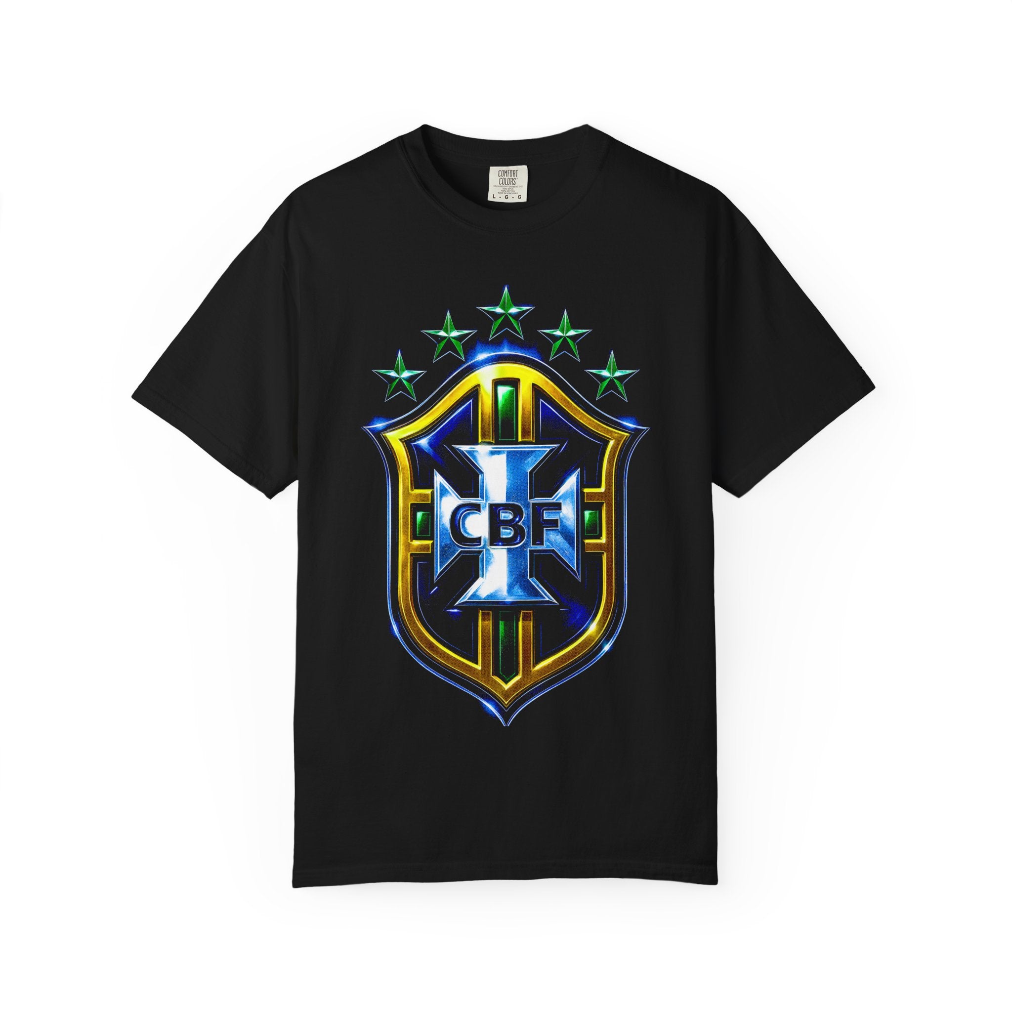 Brazil CBF Crest T-Shirt — National Soccer Logo Tee