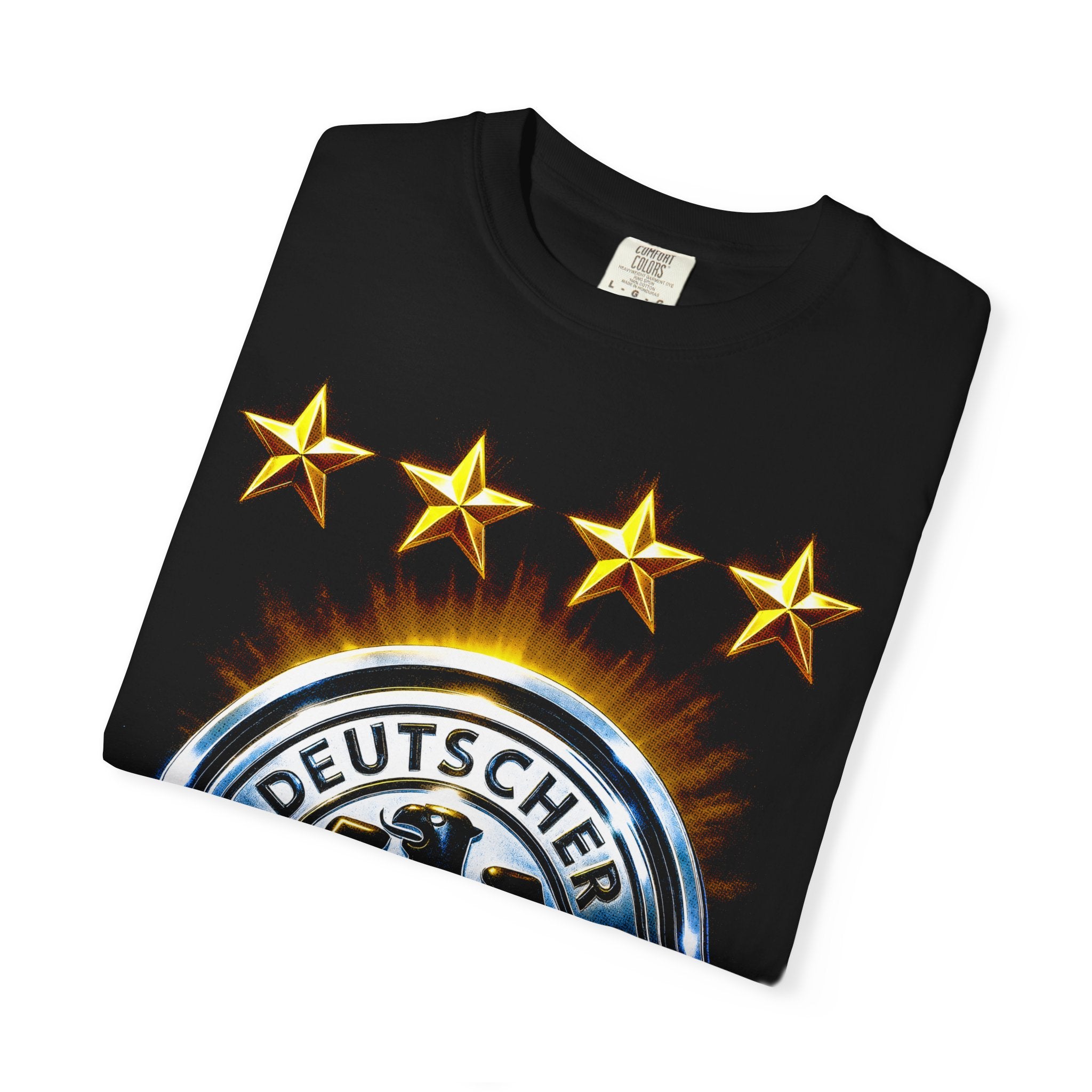 Germany Fußball Crest T-Shirt — Deutscher Fußball-Bund 4-Star Fan Tee