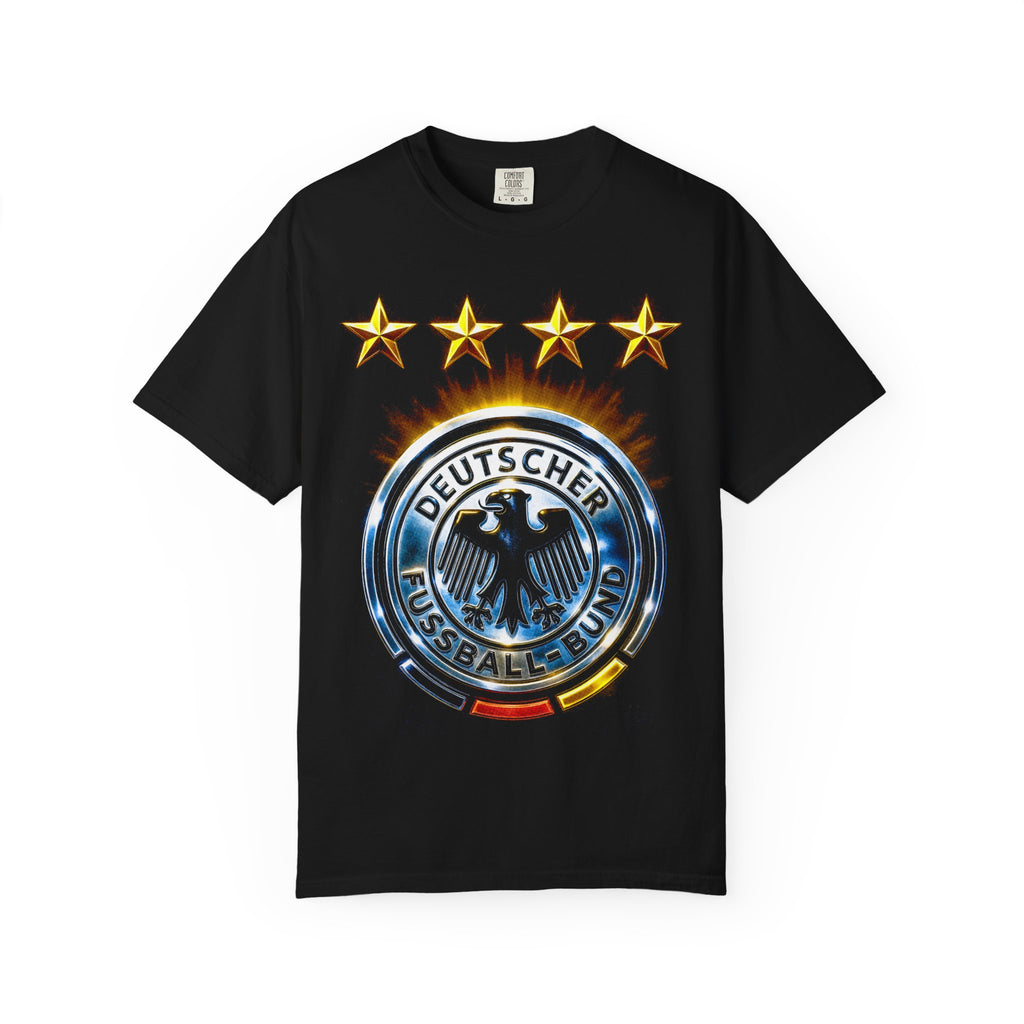 Germany Fußball Crest T-Shirt — Deutscher Fußball-Bund 4-Star Fan Tee