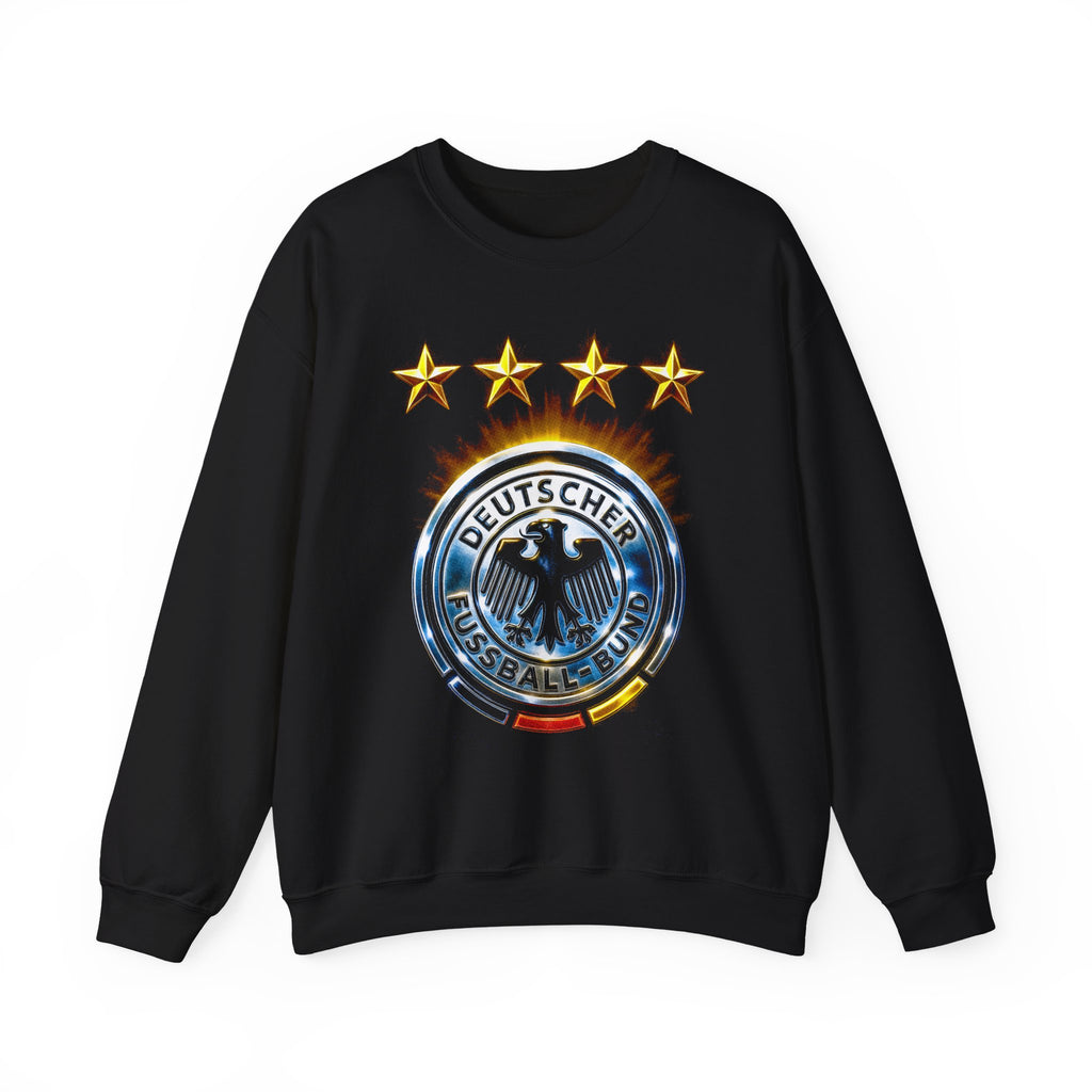 Germany Football Crewneck Sweatshirt — Four-Star DFB Emblem