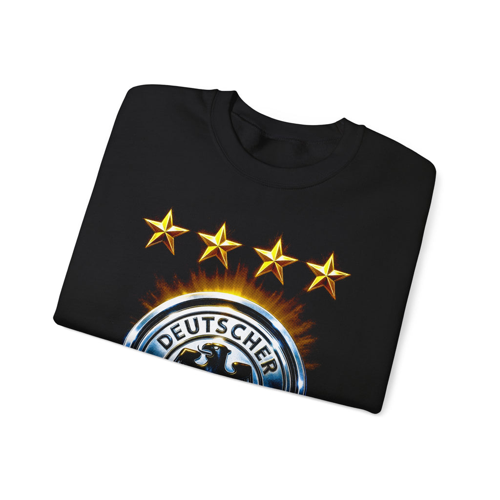 Germany Football Crewneck Sweatshirt — Four-Star DFB Emblem