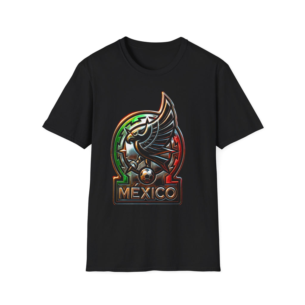 Mexico Aztec Eagle emblem T-Shirt | Mexican heritage soccer crest