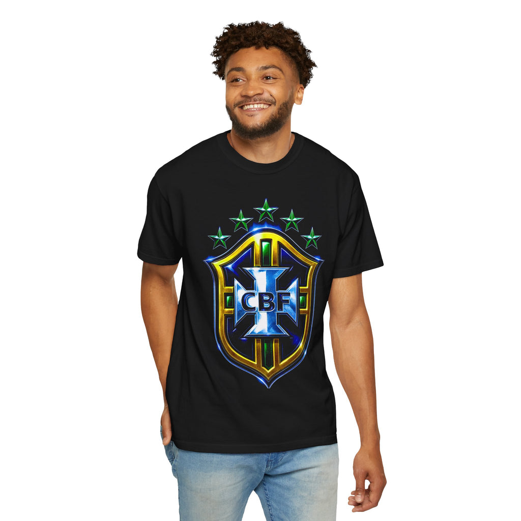 Brazil CBF Crest T-Shirt — National Soccer Logo Tee