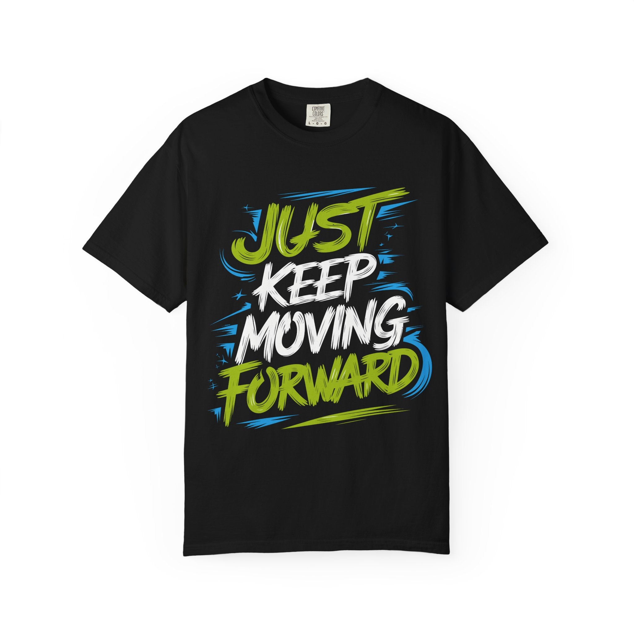 Just Forward graphic tee | Motivational Typography T-Shirt, Positive Quote Shirt