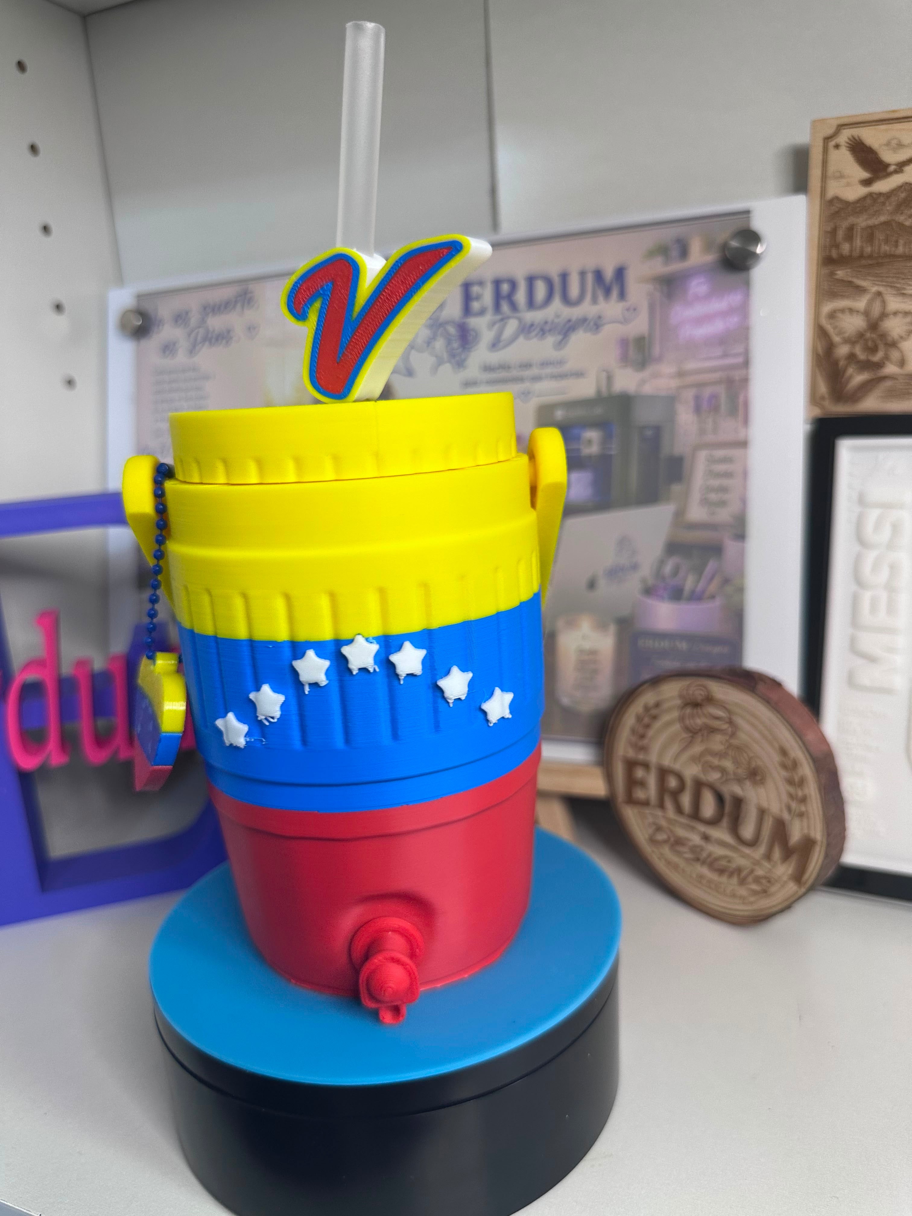 Termo para latas de 12oz Venezuela Personalizado – Impreso en 3D