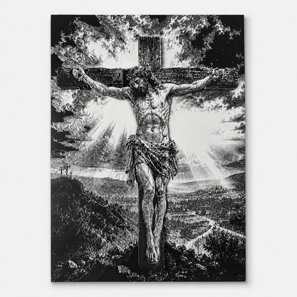 Cuadros religiosos 3D HueForge – 20 × 25 cm - ERDUM DESIGNS