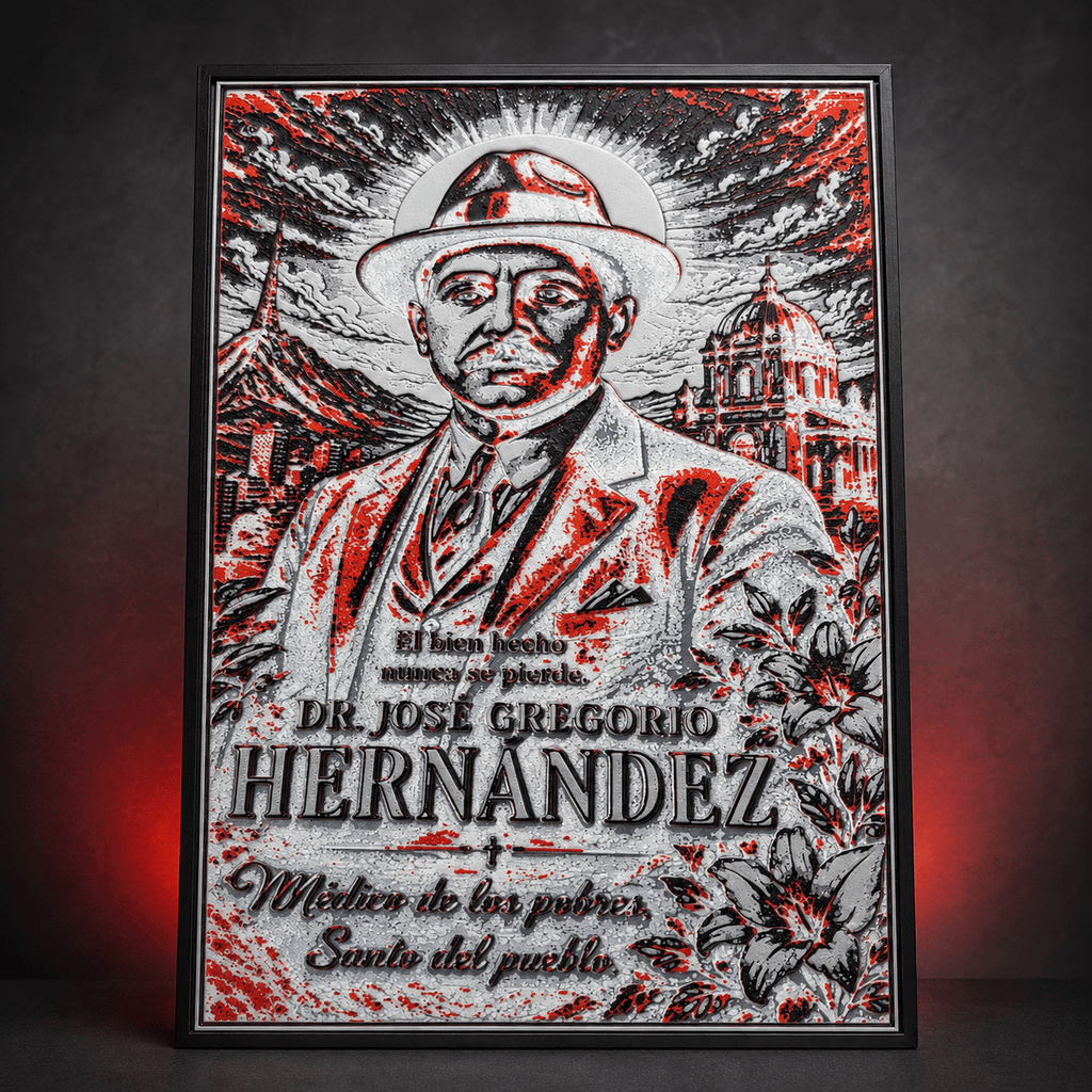 Cuadros religiosos 3D HueForge – 20 × 25 cm - ERDUM DESIGNS