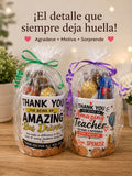 Gift set personalizado con taza y dulces ERDUM DESIGNS