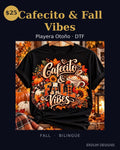 Playera Cafecito & Fall Vibes – Otoño Bilingüe DTF | Erdum Designs - ERDUM DESIGNS