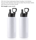 Tumbler blanco de 32 oz para personalización y sublimación