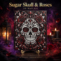 Sugar Skull & Roses 3D Wall Art - ERDUM DESIGNS